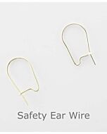 SILVER EARRING SAFETY HOOK WIRE 0.70mm
