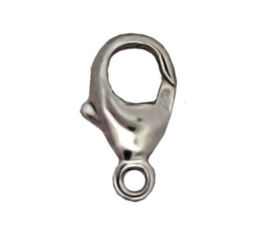 18ct White Gold 13mm Carabiner catch
