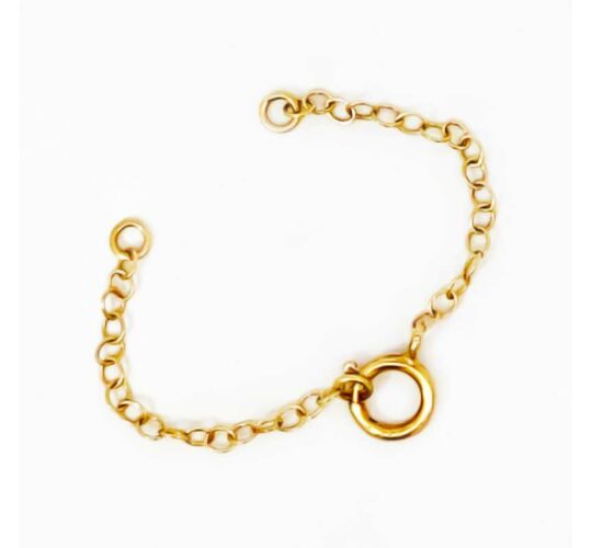 18ct Yellow Gold Necklet Safety Chain