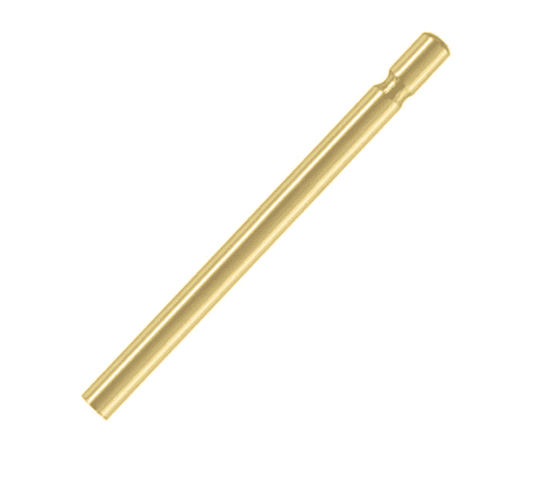 18ct Yellow Gold plain Earring Posts Pin length 12mm