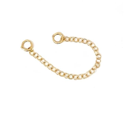 18ct Yellow Gold Safety Chain Medium weight