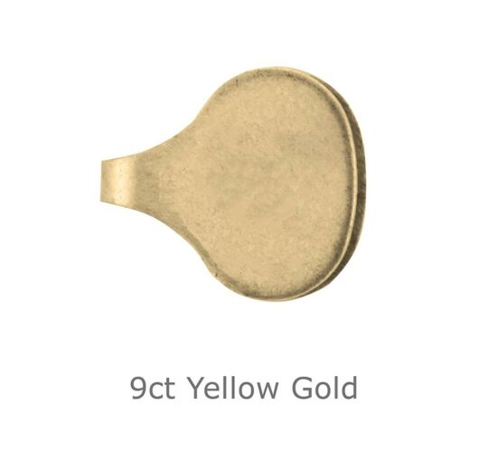 9ct yellow gold Chain End Cap 5mm
