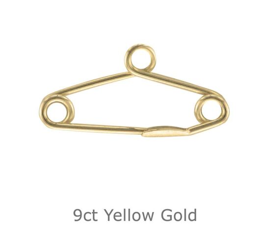 9ct Yellow Gold Coat Hanger