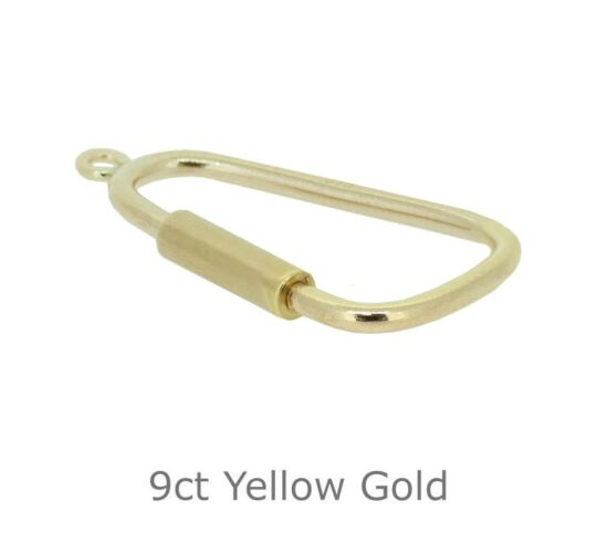 9ct YELLOW GOLD KEY RING