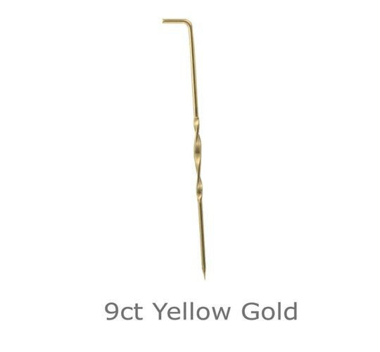 9ct Yellow Gold Stick Pin 55mm
