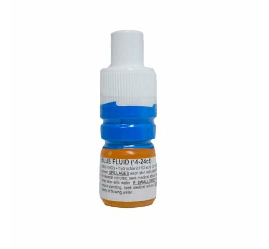 Blue Fluid - Refill acid bottles for white gold testing