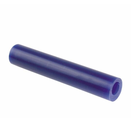 Blue Wax Round Tube 27mm with off centered hole