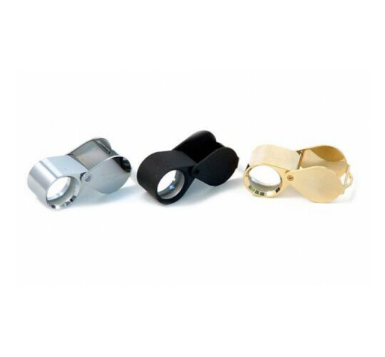 Chrome Loupe x10 Magnification Loupe in Case