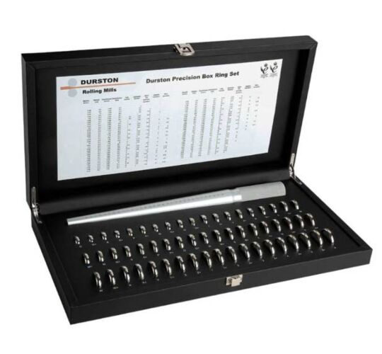 Durston PrecisionFit™ Showroom Boxed Ring Sizing Set (UK Half Sizes D-Z 6)