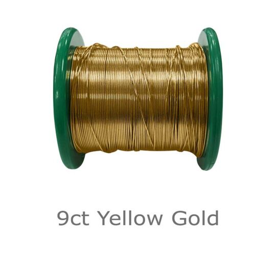Easy solder wire 0.38mm 9ct Yellow gold SMO