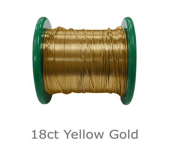 Easy Solder Wire 0.4mm 18ct Yellow Gold