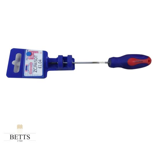 Faithfull Soft Grip Parallel slotted tip Screwdriver