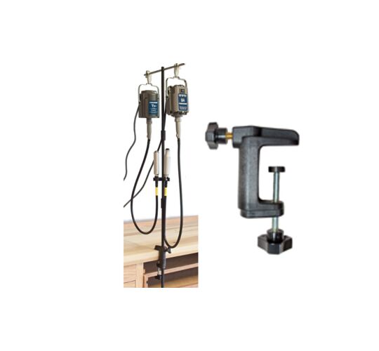 FOREDOM DOUBLE PENDANT DRILL STAND WITH MOUNTING CLAMP