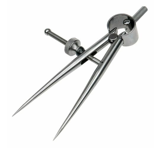 GRS BOW COMPASS & DIVIDER, 3"
