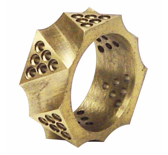 GRS BRASS PAVÉ TRIANGLE PRACTICE RING