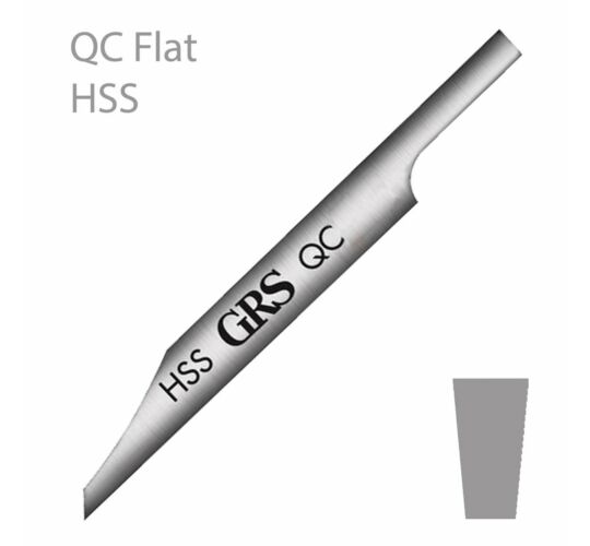 GRS QC HSS FLAT GRAVER, NO.16, 1.6MM,  TOOLSGR168