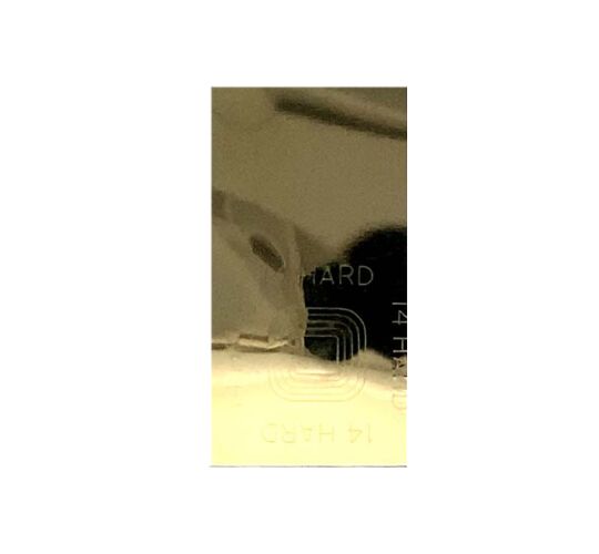 Hard Solder Panel 14ct Yellow Gold