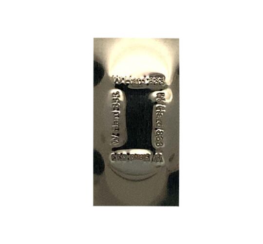 Hard Solder Panel 18ct White Gold