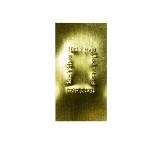 Hard Solder Panel 18ct Yellow Gold