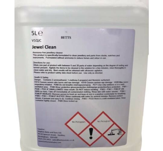 Jewel Cleaning Solution without Ammonia 5L