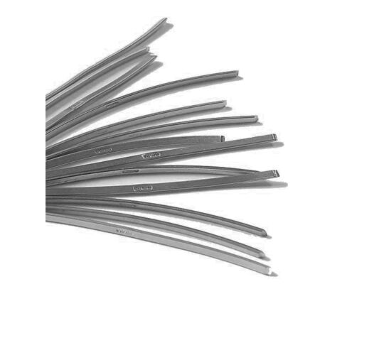 PLATINUM HALLMARKED SHANKS 3.00 X 2.00 x 55mm D Shape