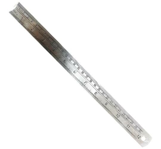 PRECISION RULER, STAINLESS STEEL 150mm