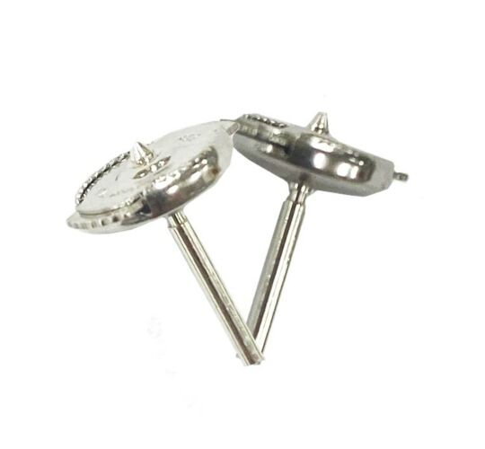 SILVER ALPHA GUARDIAN EARRING BACK FITTINGS