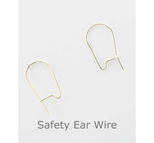 SILVER EARRING SAFETY HOOK WIRE 0.70mm