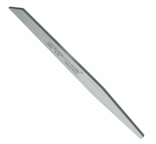 VALLORBE HSS FLAT EDGE GRAVER, NO 8, 0.8MM,  TOOLSGRG20