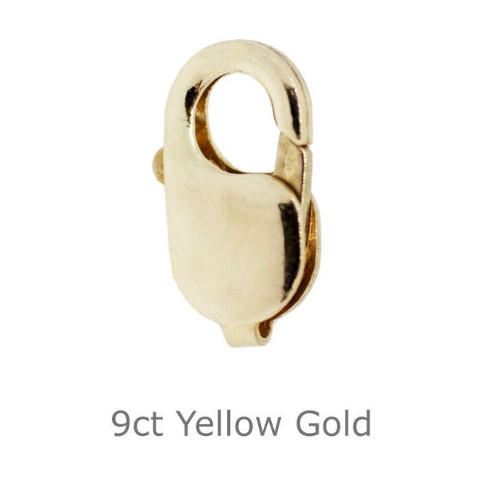 9ct Yellow Gold  Lobster Clasp 16mm x 9.25mm