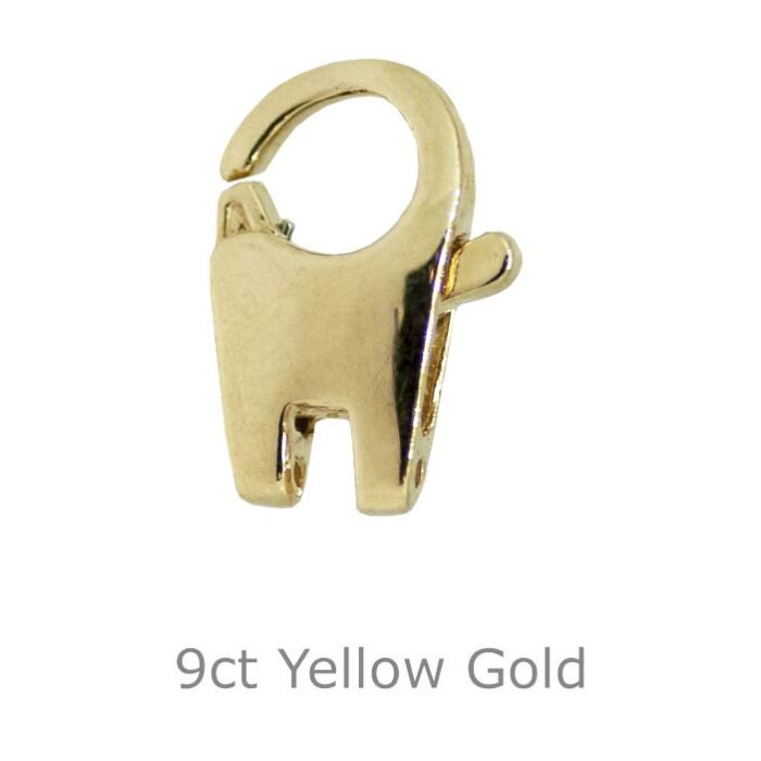 9CT YELLOW GOLD MONSTER CATCH 10MM