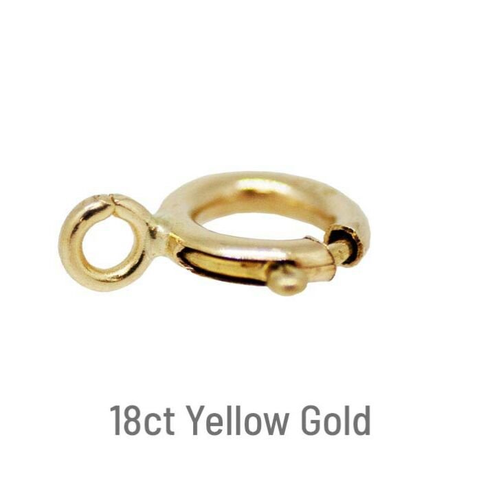18ct Yellow Gold Bolt Ring 5mm