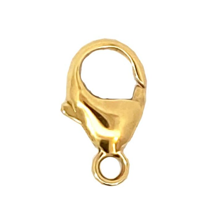 18ct Yellow Gold Carabiner Catch 13mm