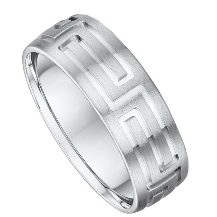 Wedding Ring 7mm Fancy Gold Wedding Ring | 967A01G
