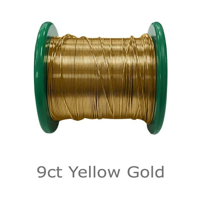 Hard solder wire 0.38mm 9ct Yellow gold