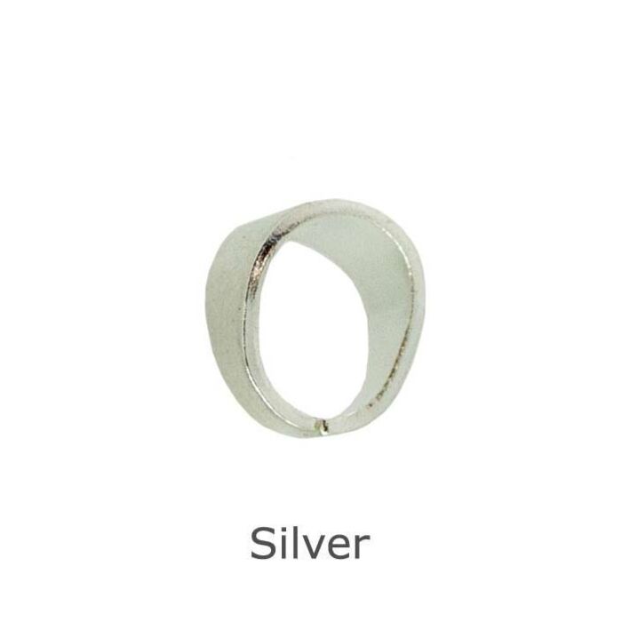SILVER PENDANT LARGE OVAL LOOP 7.5MM HEIGHT