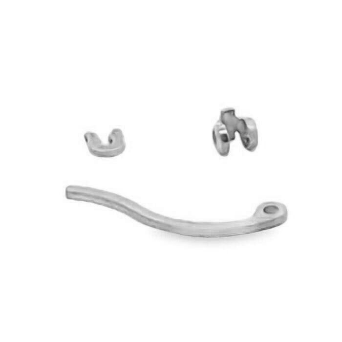 Silver Creole earring joint