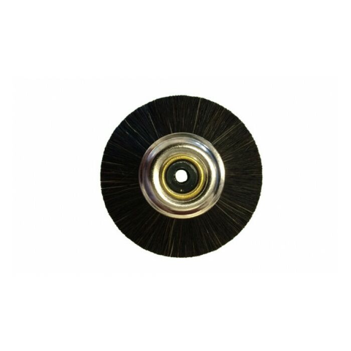 Bristle Brush | Black Bristle Polishing Brush with plastic centre 48mm