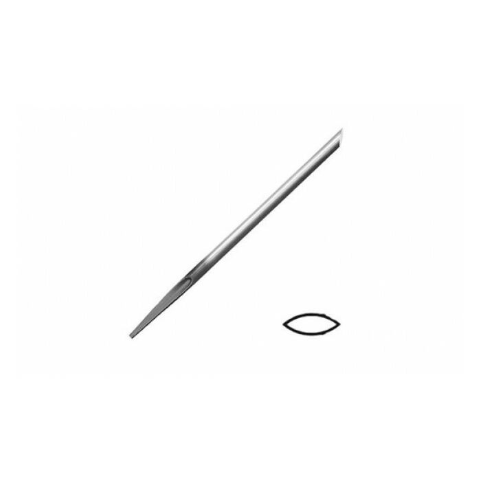 VALLORBE OVAL STRAIGHT BURNISHER, 75MM