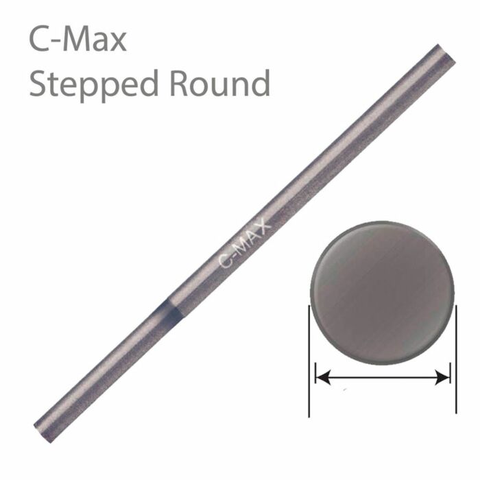 GRS C-MAX STEPPED ROUND GRAVER BLANK