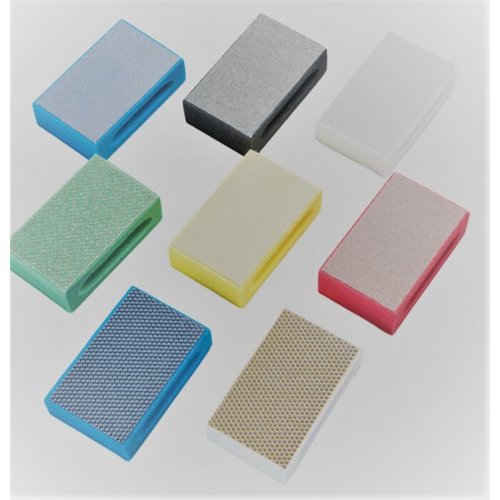 Diapad  Diamond Hand Polishing Pad | Blue 400 Grit,