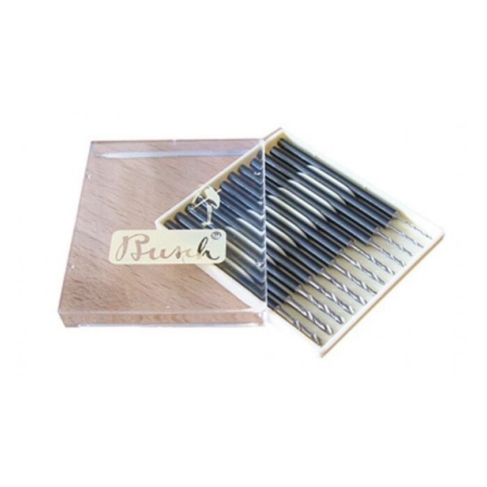 BUSCH HSS TWIST DRILL SET, 203HSS, 0.50MM TO 1.60MM