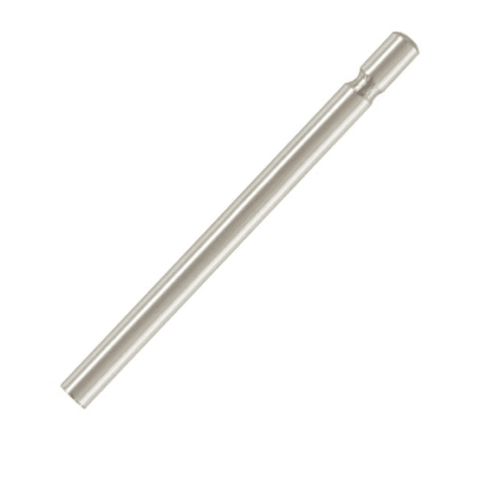 9ct white gold Earring Post Pin | length 12mm, thickness 0.8mm