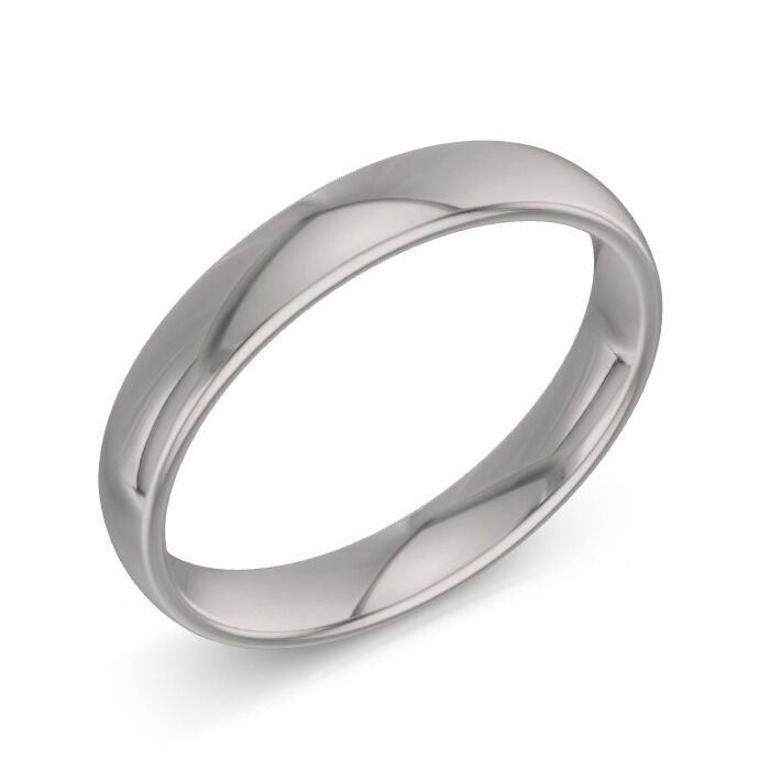 Oval Platinum Wedding Rings