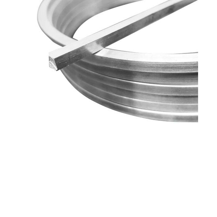 Silver Square Wire 4mm AgAIN Silver recycled from medical X-Ray film
