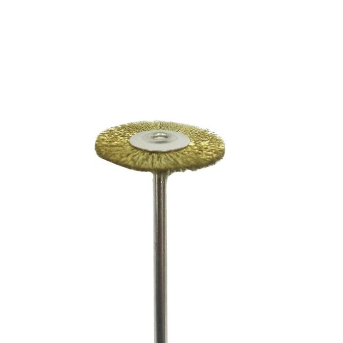 BRASS WIRE BRUSH PENDANT WHEEL 21MM