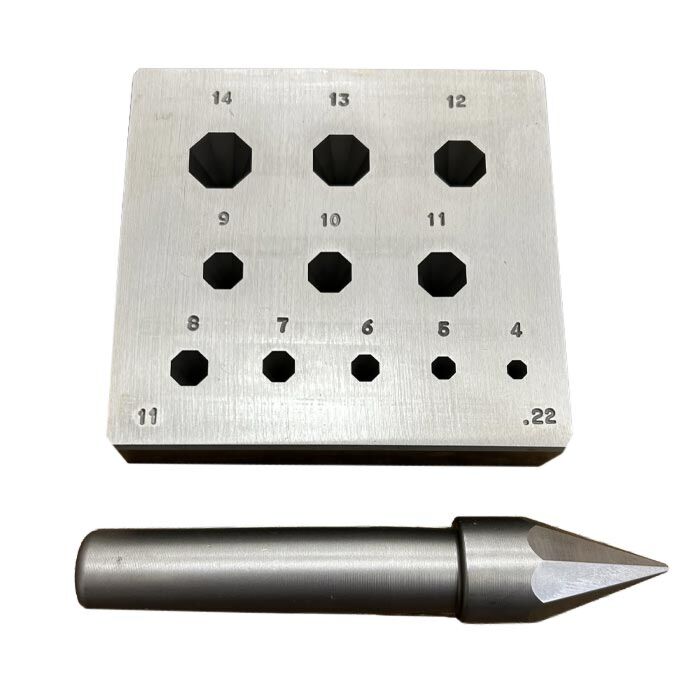 Collet Block, Octangonal, 4.00 to 14.00mm , 17°