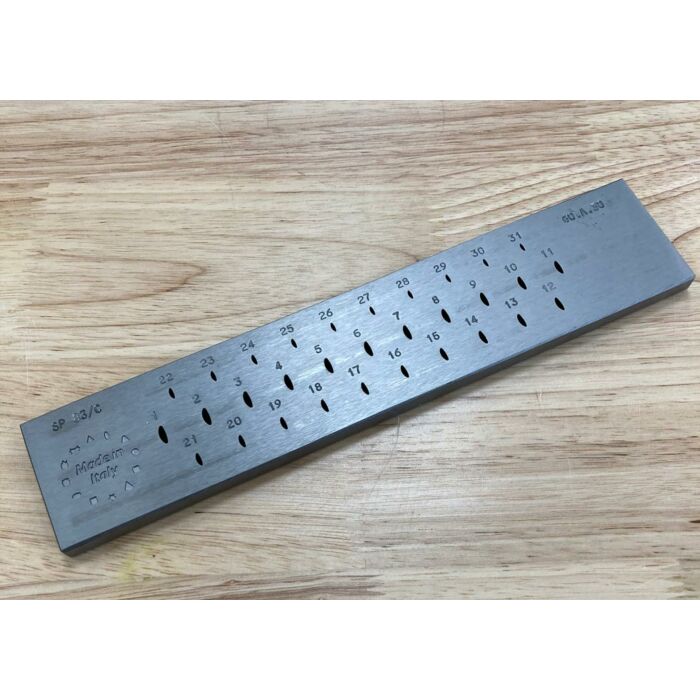 Drawplate, Court, 31 Holes, 6.00 - 3.00mm