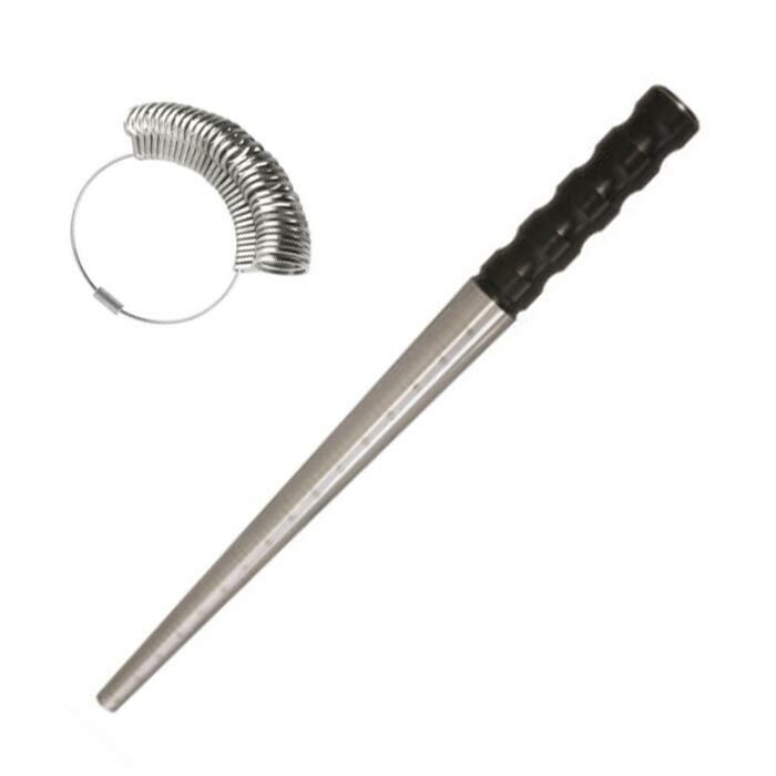 Durston PrecisionFit™ Aluminium Marked Ring Mandrel and 32 Ring Set (UK Sizes A-Z)