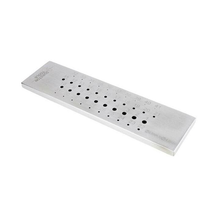 Durston Round Drawplate, 0.50 - 4.00mm
